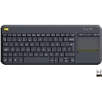 Клавиатура Logitech K400 Wireless Touch Plus беспроводная, радиоканал, чёрный, фото18