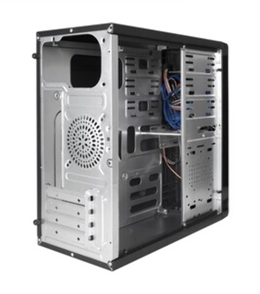 Компьютерный корпус Minitower ExeGate MA-371X-UNS450 (mATX, БП UNS450 с вент. 12см, 2*USB+2*USB 3.0, аудио, черный)