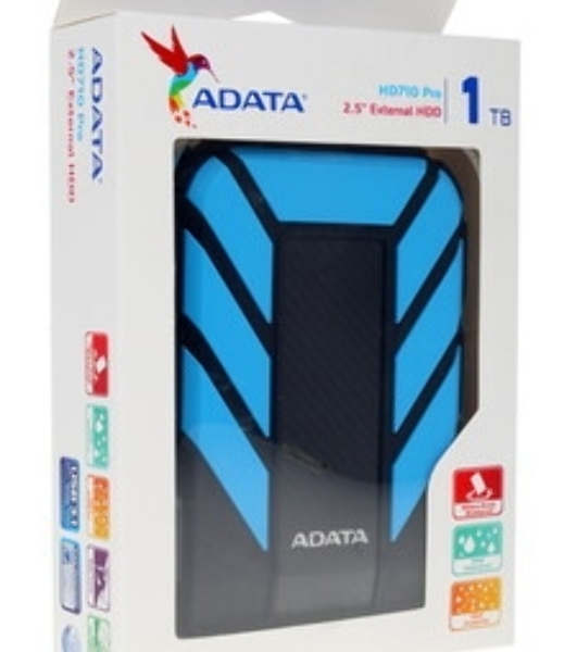 Внешний HDD 2.5' ADATA HD710P, 1TB, USB 3.2 Gen 1 Type-A, 5400 rpm, черный/красный