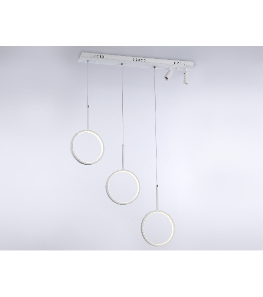 Светильник Ambrella light FL5277/3+2 WH белый 59W 3000K/4200K/6400K+4200K 800*200*1200 (ПДУ ИК)