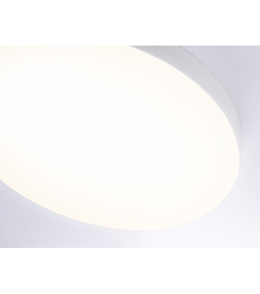 Потолочный светодиодный светильник Ambrella light FV5539 WH белый LED 130W 3000K D800*58 (Без ПДУ)