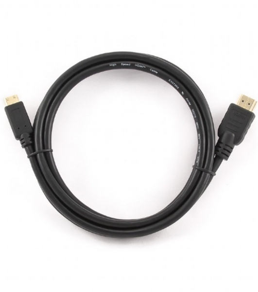 Кабель HDMI-miniHDMI Cablexpert CC-HDMI4C-10, 19M/19M, v2.0, медь, позол.разъемы, экран, 3.0м, черный, пакет