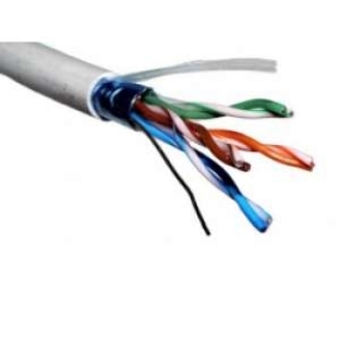 Кабель витая пара PROconnect F/UTP кат.5e 2х2х24AWG solid CCA PVC сер. 305м (м)