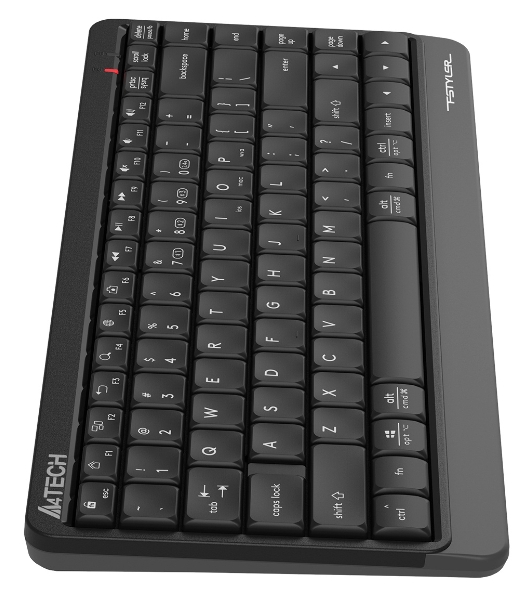Клавиатура беспроводная A4Tech Fstyler FBK11, USB, Bluetooth/Радиоканал, черный/серый