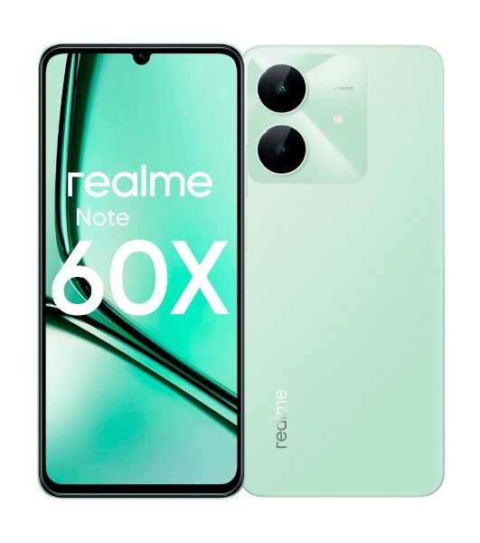 Смартфон Realme Note 60х RMX3938 3/64Gb, зеленый