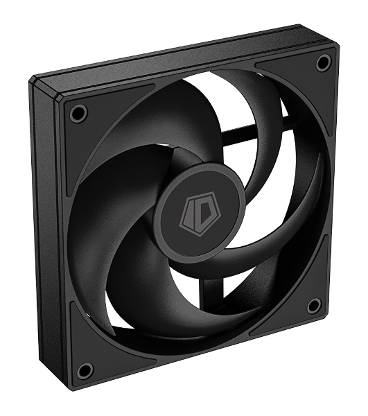 Вентилятор для корпуса ID-Cooling AS-120-K черный, 120 мм, 2000 об/мин, 27.2 дБ, 4 pin