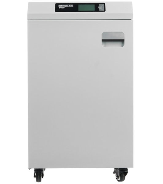 Шредер Office Kit S600 S600 1,9x15 (секр.P-5)/фрагменты/17лист./60лтр./Уничт:скрепки, скобы, пл.карты/CD