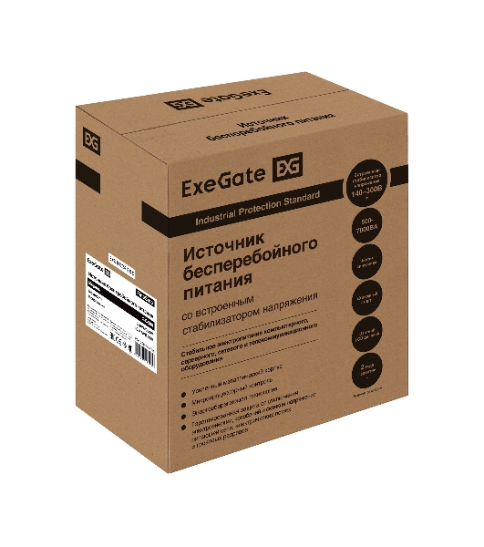Комплект Источник бесперебойного питания EX295995RUS + батарея 26Aч EX282970RUS 1шт (инвертор, синус, для котла, настенный) ExeGate FineSine SX-500.LCD.AVR.2SH <500VA/300W, чистая синусоида, цветной LCD-дисплей, AVR, 2*Schuko, линейно-интерактивный, крепление настенное/универсальное, черный> + батарея ExeGate DT 1226 (12В, 26Ач) 1шт
