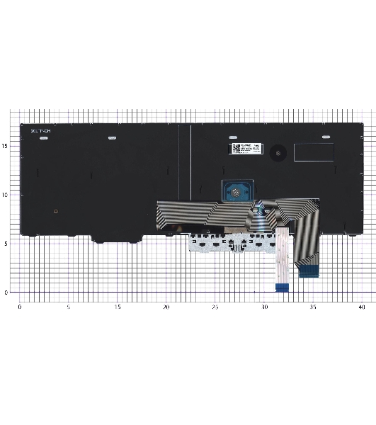 Клавиатура для ноутбука Lenovo Thinkpad T15p P15v черная