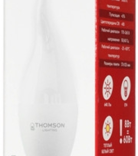 Лампа cветодиодная LED Thomson TH-B2098 E27, груша, 5Вт, 4000К, белый нейтральный, 1 шт.