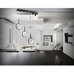 Светильник Ambrella light FL5278/3+2 BK черный 59W 3000K/4200K/6400K+4200K 800*20*1200 (ПДУ ИК), фото7