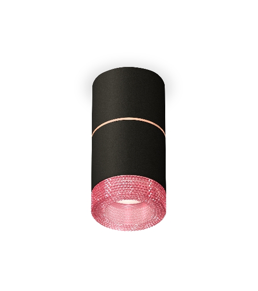 Светильник Ambrella Light XS7402202 SBK/PI черный песок/розовый MR16 GU5.3 (C7402, A2073, C7402, N7193)