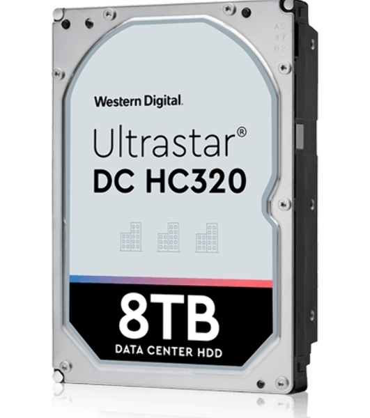 Жесткий диск для сервера WD/HGST Ultrastar 7K8 (3.5’’, 8Tb, 256MB, 7200 RPM, SAS 12Gb/s, 512E SE), SKU: 0B36400