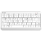 Клавиатура беспроводная A4Tech Fstyler FBK11 USB, Bluetooth/Радиоканал, белый/серый, фото 1