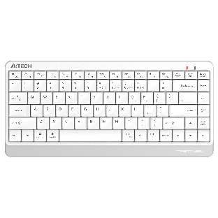 Клавиатура беспроводная A4Tech Fstyler FBK11 USB, Bluetooth/Радиоканал, белый/серый