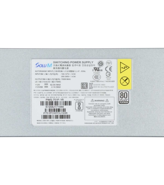 Блок питания серверный SuperMicro PWS-751P-1R