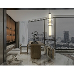 Подвесной светодиодный светильник Ambrella light LH11021 BK/SM черный/дымчатый 17W 3000K D120*435, фото3