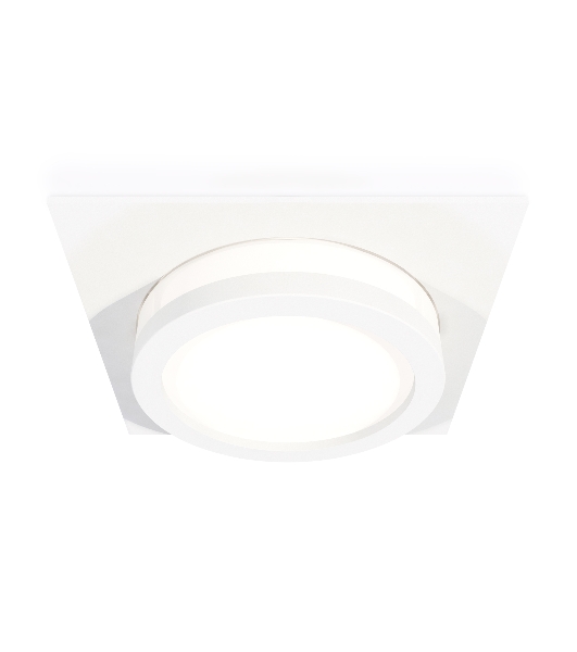 Комплект встраиваемого светильника Ambrella light XC8061017 SWH/FR белый песок/белый матовый GX53 (C8061, N8412)