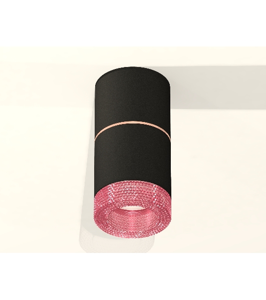 Светильник Ambrella Light XS7402202 SBK/PI черный песок/розовый MR16 GU5.3 (C7402, A2073, C7402, N7193)