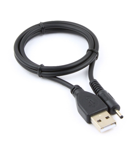 Кабель Gembird/Cablexpert AM/DC 2,5мм 5V 2A (для планшетов Android), 0.7м, экран, черный, пакет