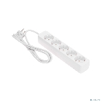 Удлинитель 5 гнезд, 1,5 м, 3х0,75 мм², с/з, белый PROconnect, фото4