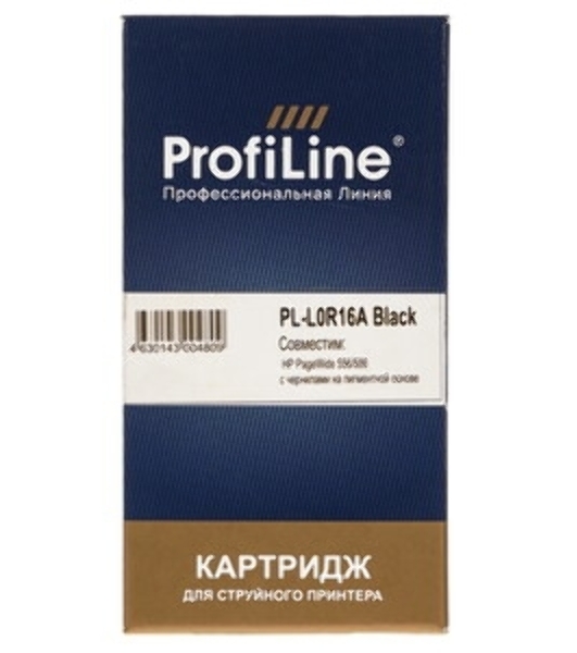 Картридж струйный ProfiLine PL-L0R16A (№981Y) для принтеров HP PageWide 556/586 с чернилами на пигментной основе Black 343,5 мл