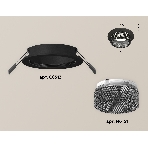 Комплект встраиваемого светильника Ambrella light XC6513041 SBK/BK черный песок/тонированный MR16 GU5.3 (C6513, N6151), фото 1
