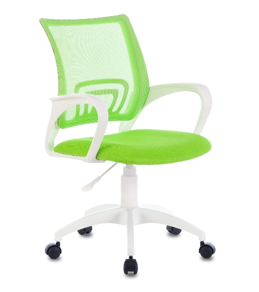 Кресло Бюрократ CH-W695NLT TW-03A TW-18 салатовый, сетка/ткань, 120 кг, механизм качания