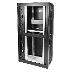 Шкаф серверныйЦМО! ПРОФ напольный 42U (800x1200) дверь перфорированная 2 шт., черный, в сборе (ШТК-СП-42.8.12-44АА-9005), фото9