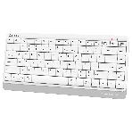 Клавиатура беспроводная A4Tech Fstyler FBK11 USB, Bluetooth/Радиоканал, белый/серый, фото8