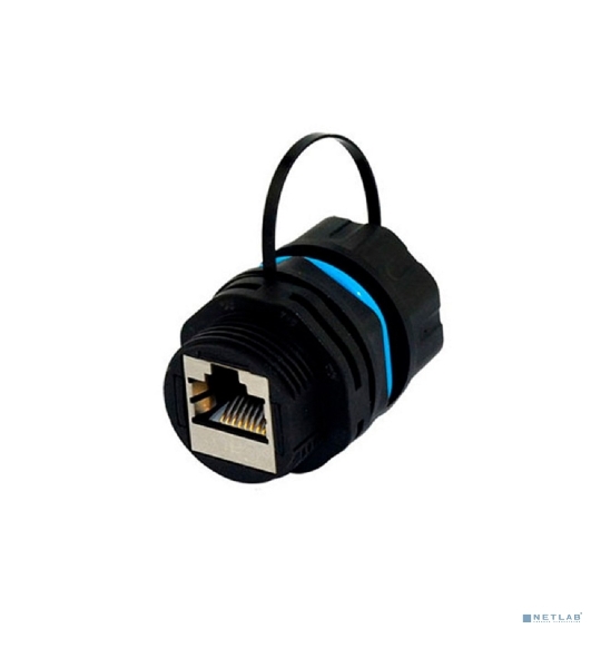 Индустриальный соединительный модуль, RJ-45(8P8C), FTP, CAT6, IP68 с защитным колпачком для кабеля