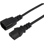 Шнур сетевой Rexant IEC 320 C13 – IEC 320 C14 3x1,0мм², длина 3м, фото 1