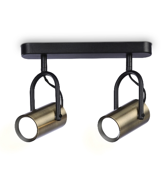 Светильник Ambrella light TA13194/2 BK/SB черный/бронза GU10/2 max 12W 260*100*195