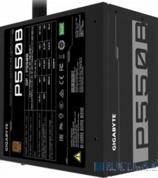 Блок питания Gigabyte GP-P550B, 550Вт, 80 PLUS Bronze, 120мм, черный