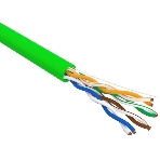 Кабель информационный Rexant cat.5e U/UTP 4 пары 24AWG нг(А)-LSLTx внутренний 305м зеленый, фото2