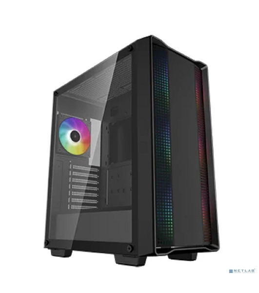 Компьютерный корпус MidiTower Deepcool CC560 A-RGB черный (ATX, без БП, ARGB, USB3.2 Type-A+USB 2.0 Type-A) (R-CC560-BKTAA4-G-2)