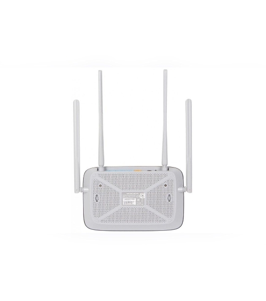 Беспроводный маршрутизатор Mercusys AC12, Dual Band, (867Мбит/с на 5 ГГц + 300Мбит/с на 2,4 ГГц)4 порта 100 Мбит/с, 4 фиксированных антенны