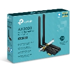 Адаптер Tp-Link ARCHER TX50E 11AX 3000Mbps dual-band PCI-E adapter, 2402Mbps at 5G and 574Mbps at 2.4G, support Bluetooth 5.0, WPA2 encryption, two external Antennas., фото7