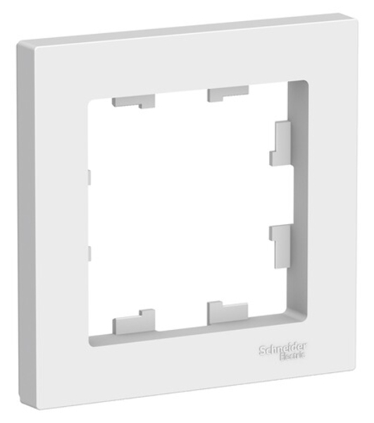 Рамка 1-м AtlasDesign белый SchE ATN000101