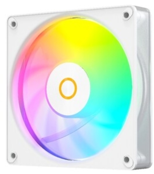 Вентилятор для корпуса Ocypus Gaммa F12 Elite WH ARGB REVERSE BLADE, 120x120x25мм, 4-PIN PWM, 600-1800 RPM, 26 DBA MAX, HYDRO BEARING