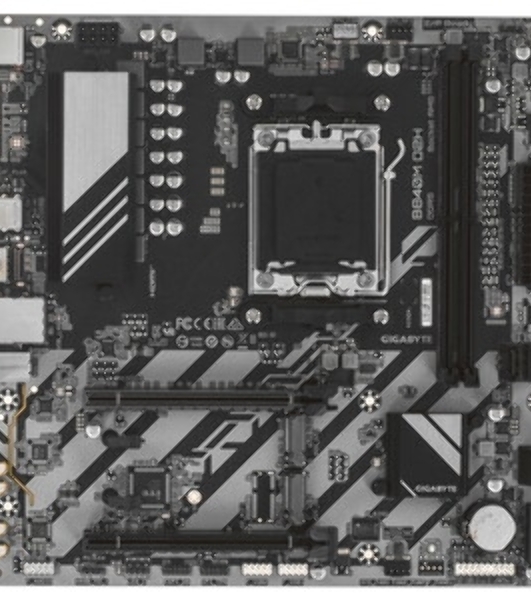 Материнская плата Gigabyte B840M D2H (V1.2), AM5, AMD B840, 2xDDR5, 4xSATA, 2xM.2, 1xPCIe 4.0 x16, 1xPCIe 3.0 x4, 1xHDMI, 1x2.5Gb LAN, 2xUSB-A 5Gbps, 8xUSB-A 2.0, 3x3.5 мм, 7.1, mATX