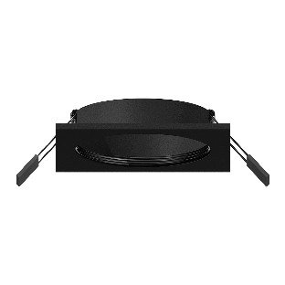 Корпус светильника C6521 SBK черный песок 80*80*H25mm MR16 GU5.3