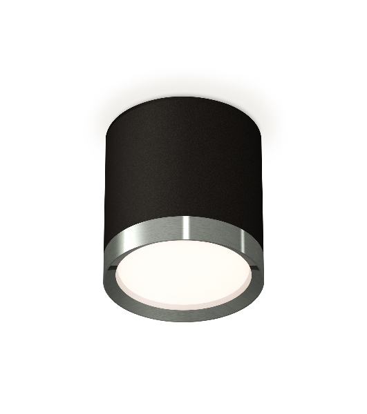 Светильник Ambrella Light XS8142006 SBK/PPH черный песок/графит полированный GX53 (C8142, N8133)