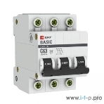 Выключатель автоматический EKF mcb4729-3-40C 3P 40А (C) 4,5кА ВА 47-29 Basic, фото2
