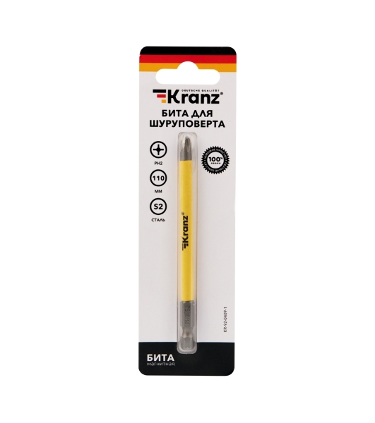 Бита для шуруповерта Kranz PH2х110 мм