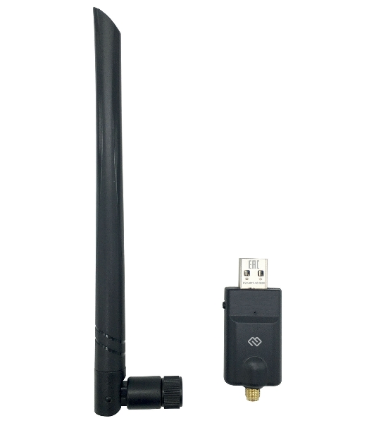 Сетевой адаптер WiFi + Bluetooth Digma DWA-BT5-AC1300E AC1300 USB 3.0 (ант.внеш.съем) 1ант. (упак.:1шт)