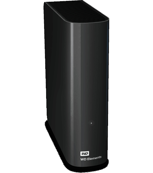 Внешний HDD 3.5' Western Digital Elements Desktop, 16TB, USB 3.2 Gen 1 Type-A, 5400 rpm, черный