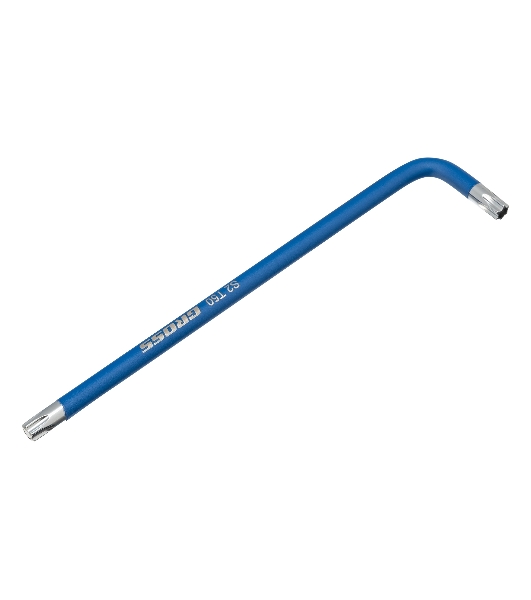 Набор ключей Gross 16402 имбусовых torx-tt 9шт: t10-t50 магнит s2 экстра-длин. хром/краска