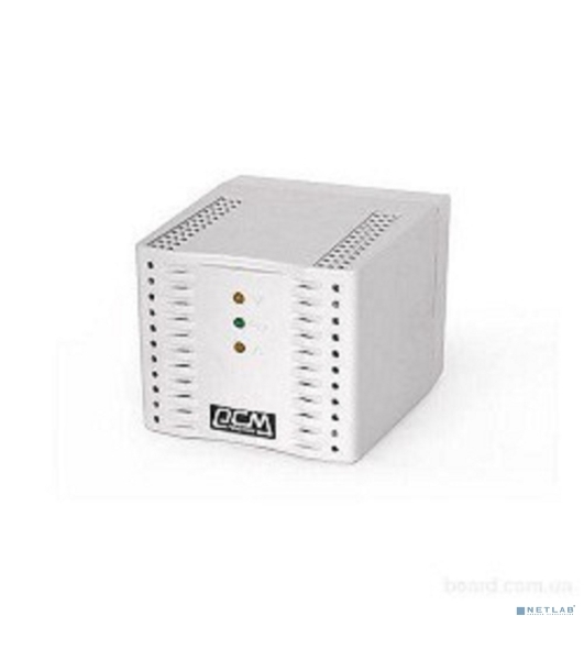 Стабилизатор напряжения Powercom TCA-1200 600Вт 1200ВА белый