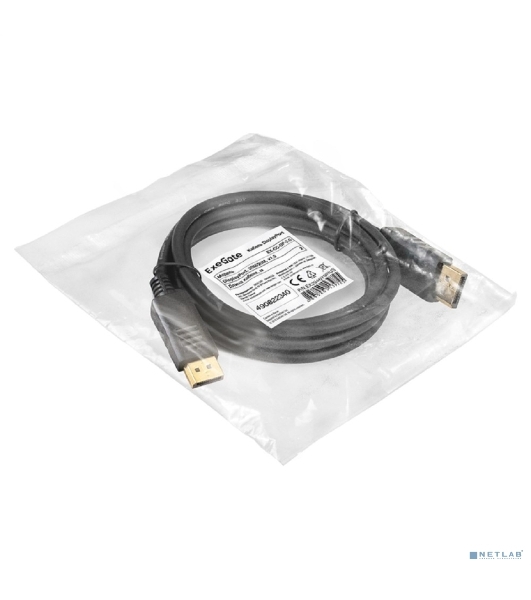 Кабель DisplayPort ExeGate EX-CC-DP-2.0 (20M/20M, 2м, v1.2)
